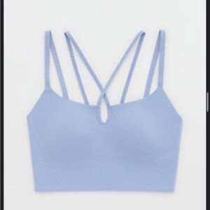Aerie Real Me Hold Up! Keyhole Sports Bra